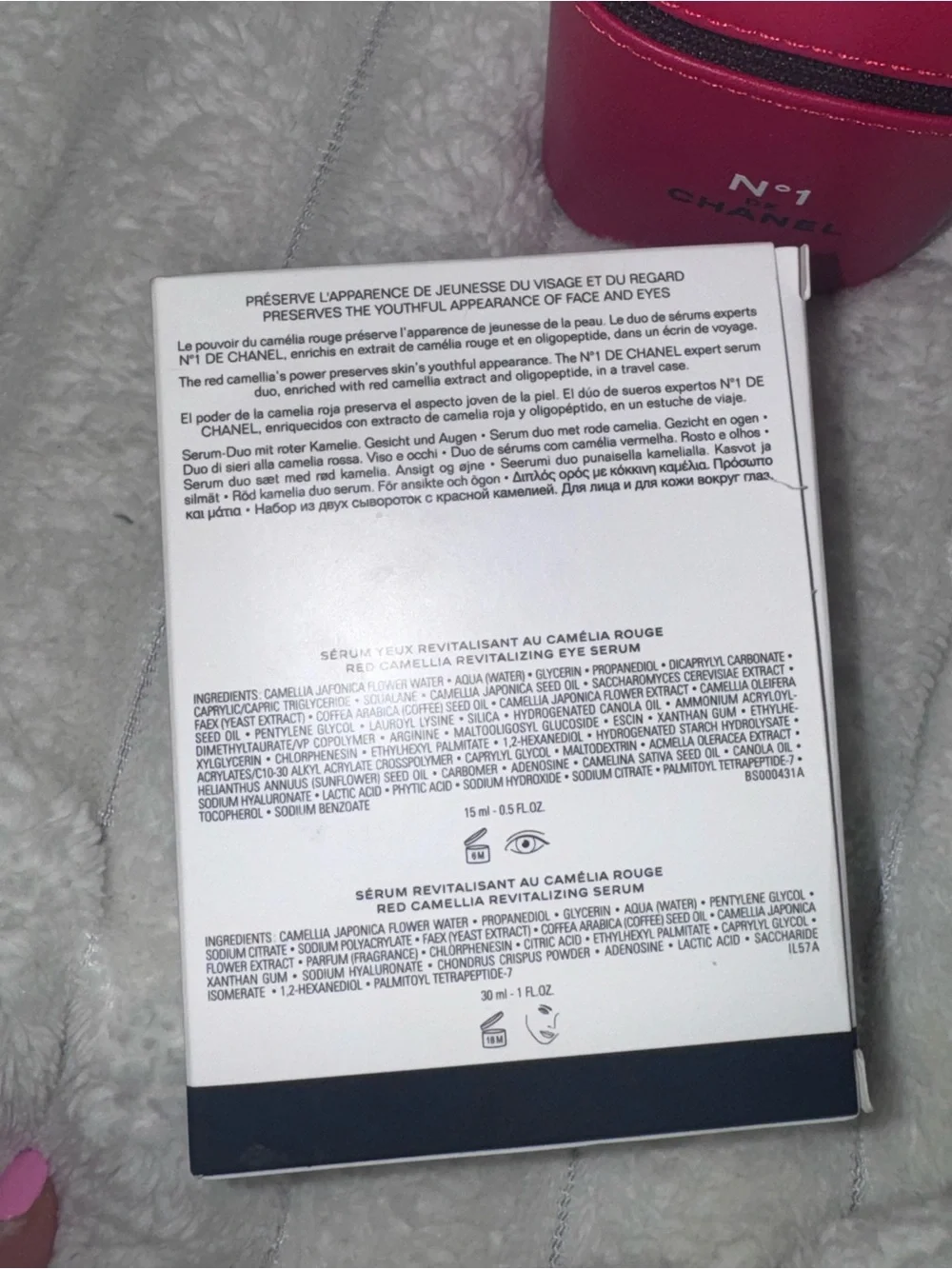 CHANEL N°1 De Chanel Revitalizing Serum Duo - Red